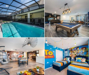 Wonderful New 9BR w Games Theater Pool by Disney
